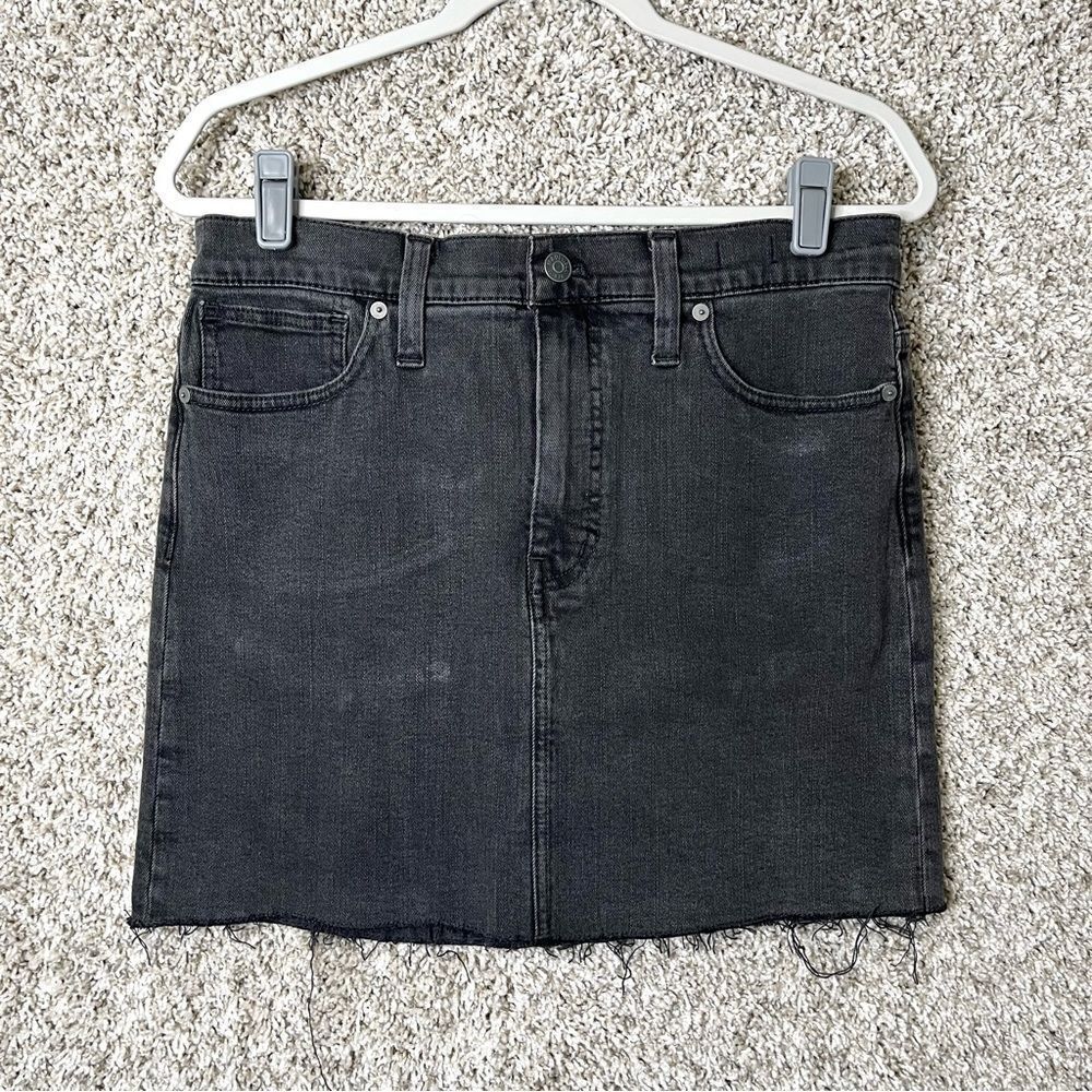 Madewell Skirt Women's‎ 29 Stretch Denim Straight Mini